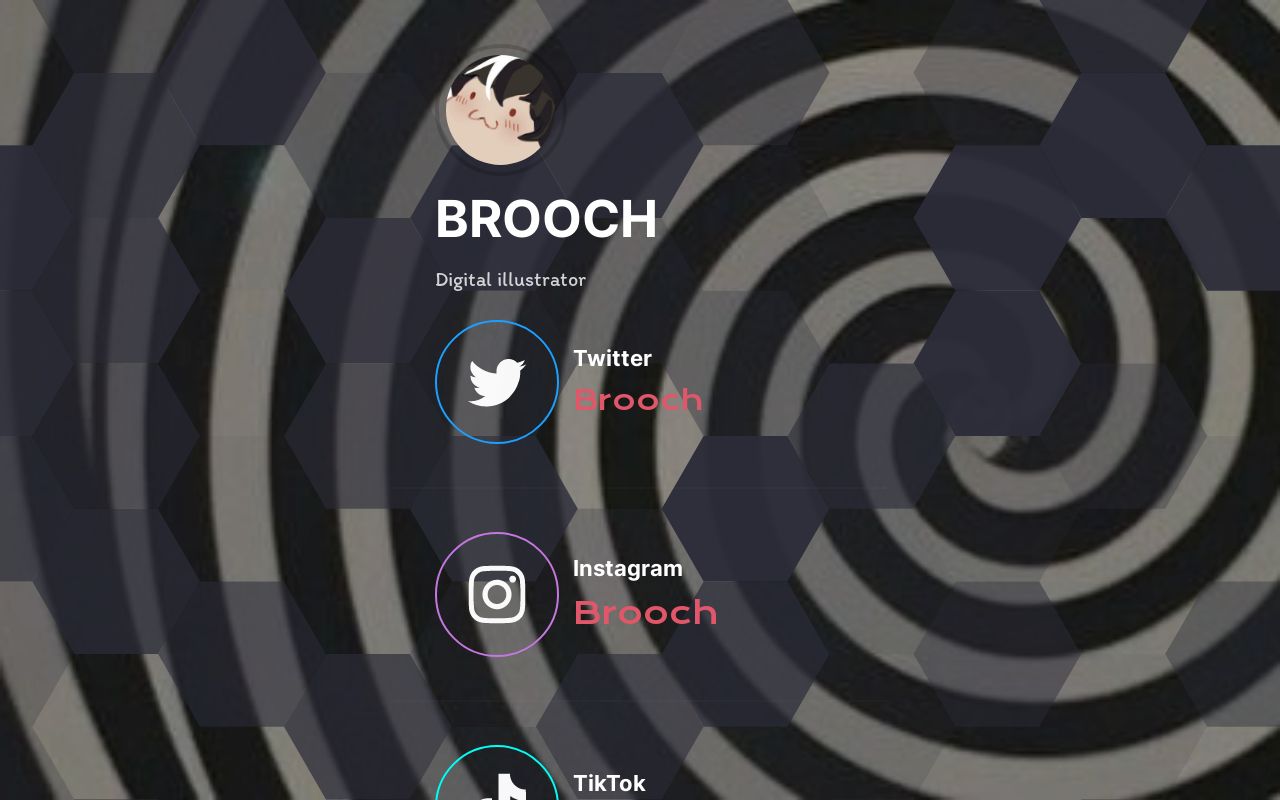 Carrd profile picture for @brooch